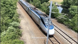 Amtrak Acela K5LA Horn Show At 150MPH [upl. by Zicarelli]