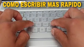 Como Escribir Super Rápido En Tu Teclado MECANOGRAFIA [upl. by Esirec]