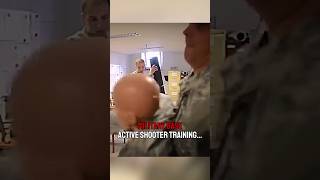 Military base active shooter scenario training‼️🤯 military army combat war [upl. by Errised354]