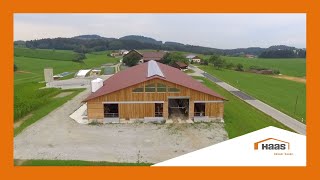 Landwirtschaftliche Stallungen von Haas Fertigbau  🏠 Haas Landwirtschaftsbau [upl. by Lerad]