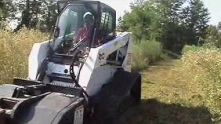 Bobcat Brushcat Rotary Cutter Attachment  Bobcat Equipment [upl. by Eniar]