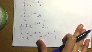 Fourier Analysis Fourier Transform Exam Question Example [upl. by Aniryt]