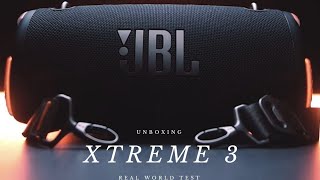 JBL XTREME 3 BLUETOOTH SPEAKER  4K UNBOXING AND TEST [upl. by Ylehsa]