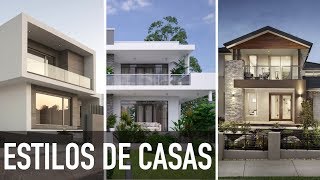 5 diferentes estilos de casas ¿Cuál te gusta más  ARTOSKETCH [upl. by Ttehr952]