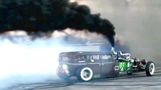 PRIUS REPELLANT  1000hp Diesel Rat Rod [upl. by Hnah]