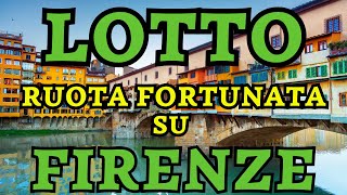 VINCERE al LOTTO a FIRENZE Ecco i NUMERI 💰  Estrazione di Oggi [upl. by Nassir]