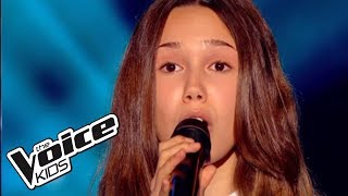 Lamour existe encore  Céline Dion  Laura  The Voice Kids 2015  Blind Audition [upl. by Harrington565]