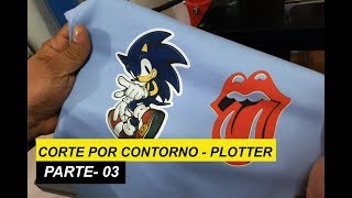 Corte por Contorno con PLOTTER CORTE  Teneth TH440L  Parte 03 [upl. by Noakes]