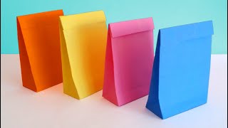 Como hacer BOLSAS de PAPEL para regalo SUPER FACIL [upl. by Reinwald]