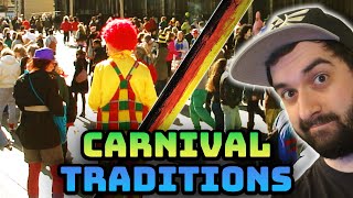 GERMAN CARNIVAL 🎭 Karneval amp Fasching Traditions Explained [upl. by Assirehc584]