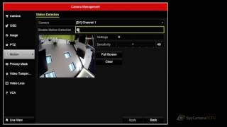 How to Configure Motion Detection on a Hikvision Recorder [upl. by Aisan606]