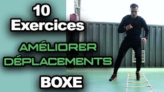 10 MEILLEURS EXERCICES POUR AMELIORER SA VITESSE DE DEPLACEMENT  BOXE [upl. by Ainorev]