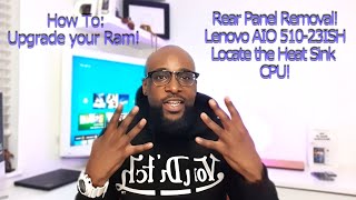 Lenovo Idea Centre AIO 51023ISH RAM Upgrade Step by step guide [upl. by Uyerta]