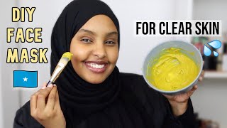 LETS TALK SKIN  DIY TURMERIC MASK YOU NEED TO TRY FOR CLEAR SKIN ✨ [upl. by Verena]