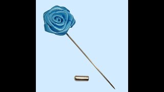 How to make a Lapel Pin Tutorial [upl. by Naitsirhk366]