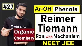 Reimer Tiemann Chemical Rxn in Phenol  Salicylaldehide Formation with mechanism  JEE NEET AIIMS [upl. by Neellok]