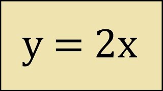 How to Graph y  2x [upl. by Malcom345]