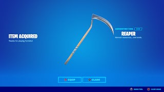 HOW TO GET REAPER PICKAXE IN FORTNITE [upl. by Chloette]