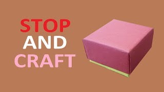 How to make a Gift Box from Cardboard or Paper [upl. by Abernathy]