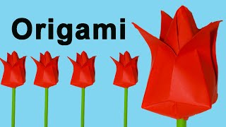 Como Hacer Flores De Papel Origami Fácil [upl. by Teerprug]