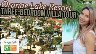 Orange Lake Resort  Three Bedroom Villa Tour  Holiday Inn Club Vacations  River Island [upl. by Nrehtac]