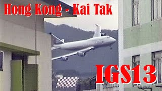 Hong Kong Kai Tak Airport  THE LEGEND HistoryampOps [upl. by Nerred]