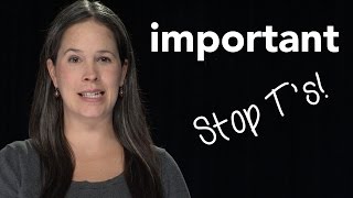 How to Pronounce IMPORTANT  American English [upl. by Harlamert]