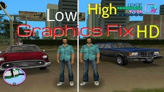 Gta Vice City Graphics Fix  Wide Screen Fix HD Graphics Quality All Fixes [upl. by Yendroc]