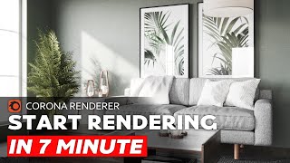 How to Render with Corona Renderer3Ds Max Beginner Guide [upl. by Franza]