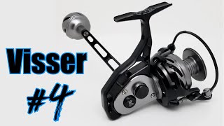 Visser No 4 Spinning Reel Review  JampH Tackle [upl. by Akemhs]