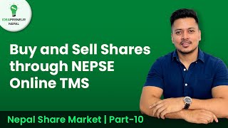 Nepal Share Market  Buy and Sell Shares through NEPSE Online TMS  Online TMS बाट share खरिद बिक्रि [upl. by Barney]