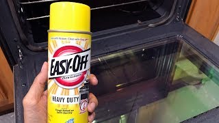 EASYOFF HEAVY DUTY Oven Cleaner Review [upl. by Sirah20]