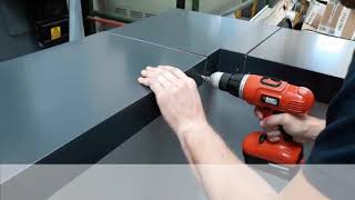 How to install Aluminium Coping panels using standard carpentry tools  Marley Alutec [upl. by Garihc]