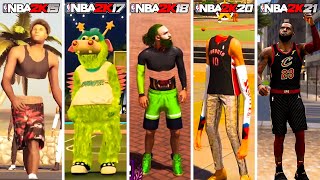 TOP 10 BUILDS in NBA 2K HISTORY 2K15 2K16 2K17 2K18 2K19 2K20 2K21 2K21 Next Gen [upl. by Aioj]