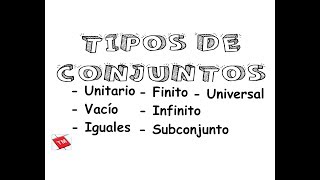 Tipos de conjuntos [upl. by Eniamret]