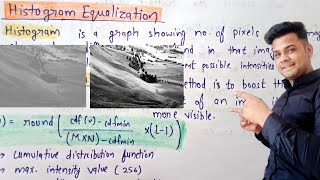 Histogram Equalization in Image processing in hindi  Lec15 [upl. by Keldon577]