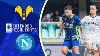 Hellas Verona vs Napoli  Extended Highlights  Serie A  CBS Sports Golazo [upl. by Nylarat]