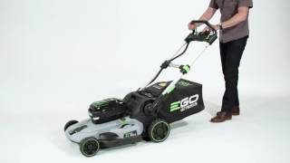 How to start and stop the EGO Power 21quot Mowers [upl. by Barcus]