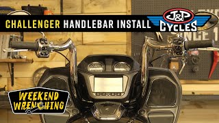 Indian Challenger Handlebar Install  KST Comanche Bars [upl. by Zaob394]