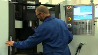 HAAS CNC Vertical Mill Part Setup Tutorial [upl. by Brewster]