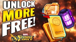 DONT MISS THESE REWARDS FREE GOLD amp How to Unlock Twitch Drops for Marvel Strike Force [upl. by Ayyn]