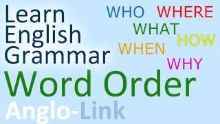 Word Order Sentence Structure  English Grammar Lesson Part 1  B1Intermediate [upl. by Aicener]