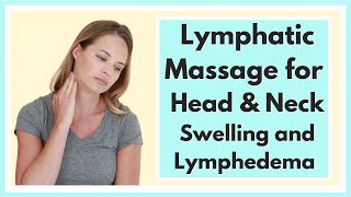 Lymphatic Drainage Massage for Breast Lymphedema amp Swelling How to Complete a Lymphatic Massage [upl. by Florry]