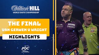 The Final Highlights  Wright v Van Gerwen  201920 World Darts Championship [upl. by Enyluqcaj]