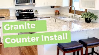 Installing Granite Countertops [upl. by Fogarty]