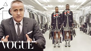 Thom Browne’s Entire Design Process From Sketch to Dress  Vogue [upl. by Nabe29]