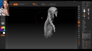 ZBrush Braid Tutorial [upl. by Alidis]