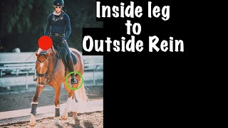 The Key to Dressage  Inside leg to Outside Rein [upl. by Ikkela]