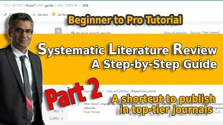 Systematic Literature Review using PRISMA A StepbyStep Guide PART 2 Handson Experience [upl. by Ademordna]