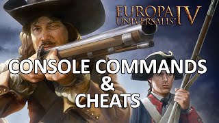 How to use Europa Universalis IV Console Commands  EU4 Cheats [upl. by Castra613]